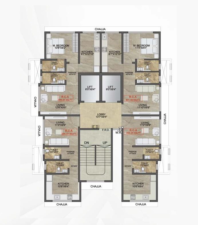 Rishabh Sadhana Floor Plans