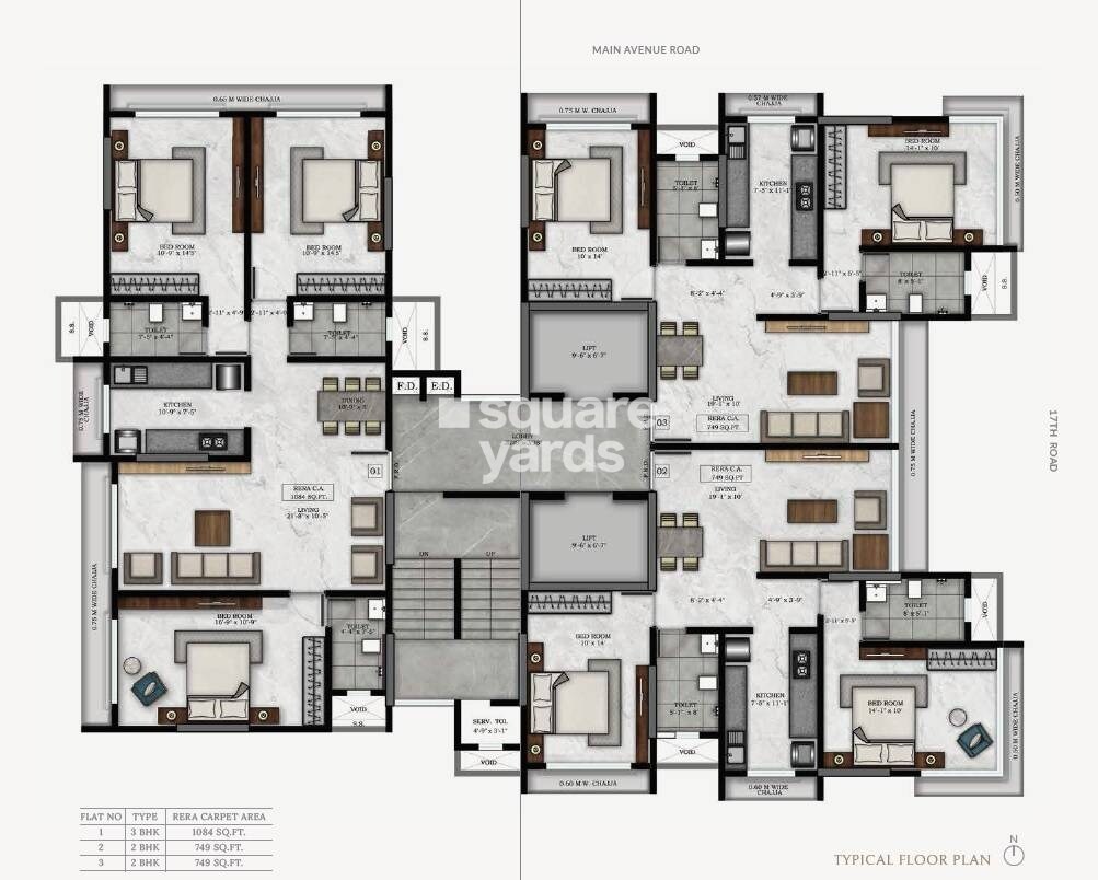 Rishabraj Blue Lotus Floor Plans