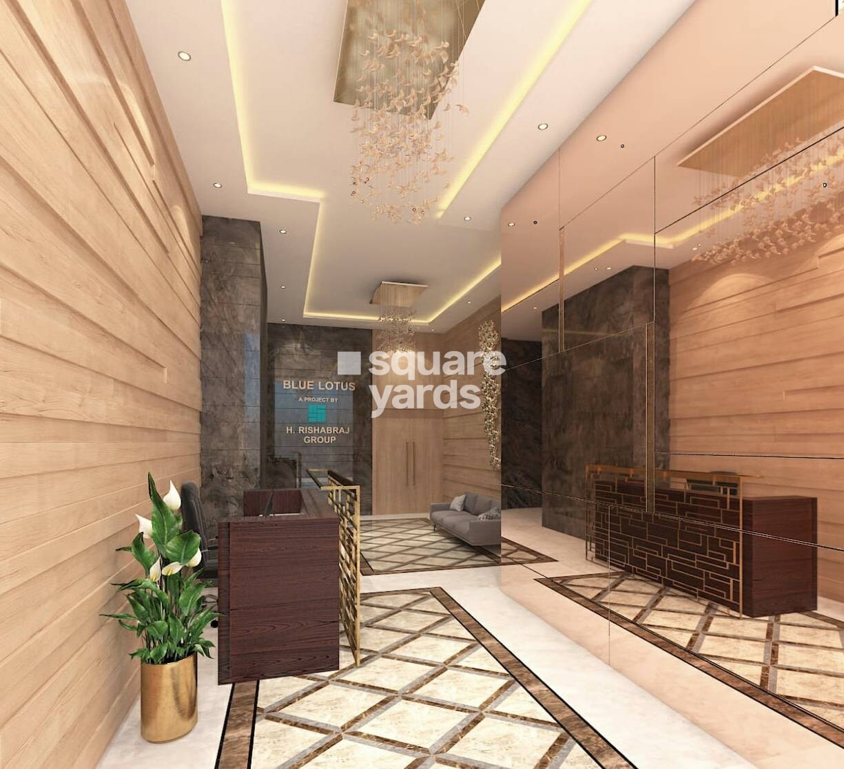 Rishabraj Blue Lotus Lift Lobby Image