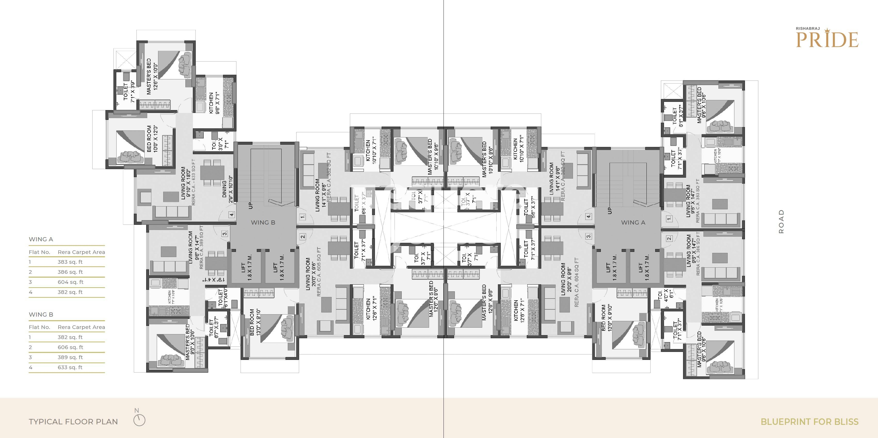 Rishabraj Pride Floor Plans