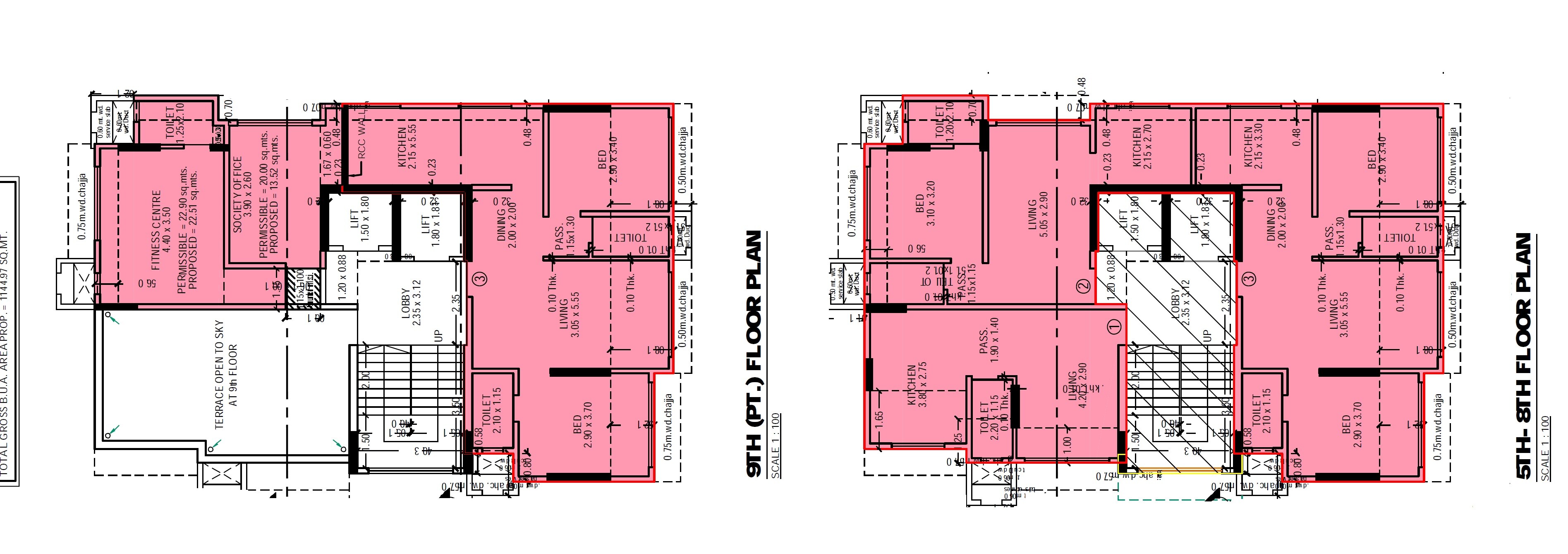 Rishabraj Sankeshwar Darshan Floor Plans