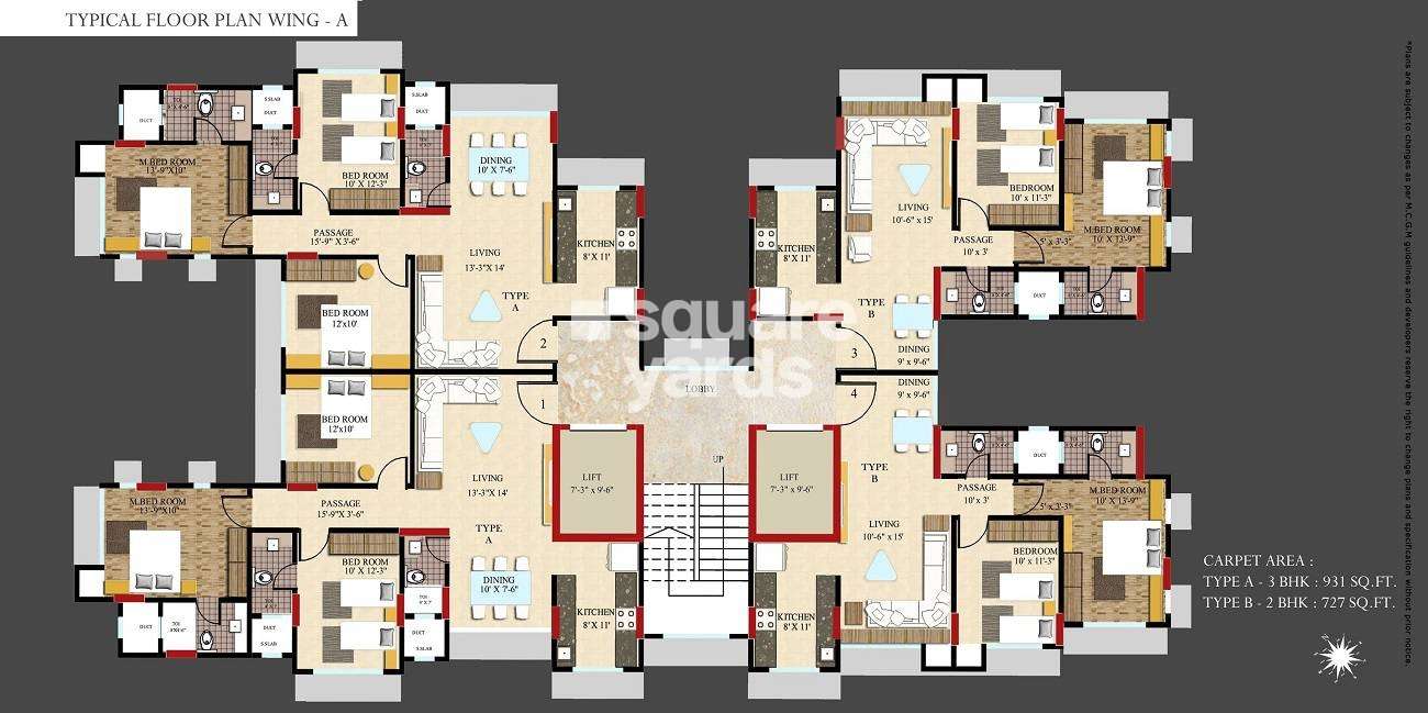rodium x point project floor plans1 3825