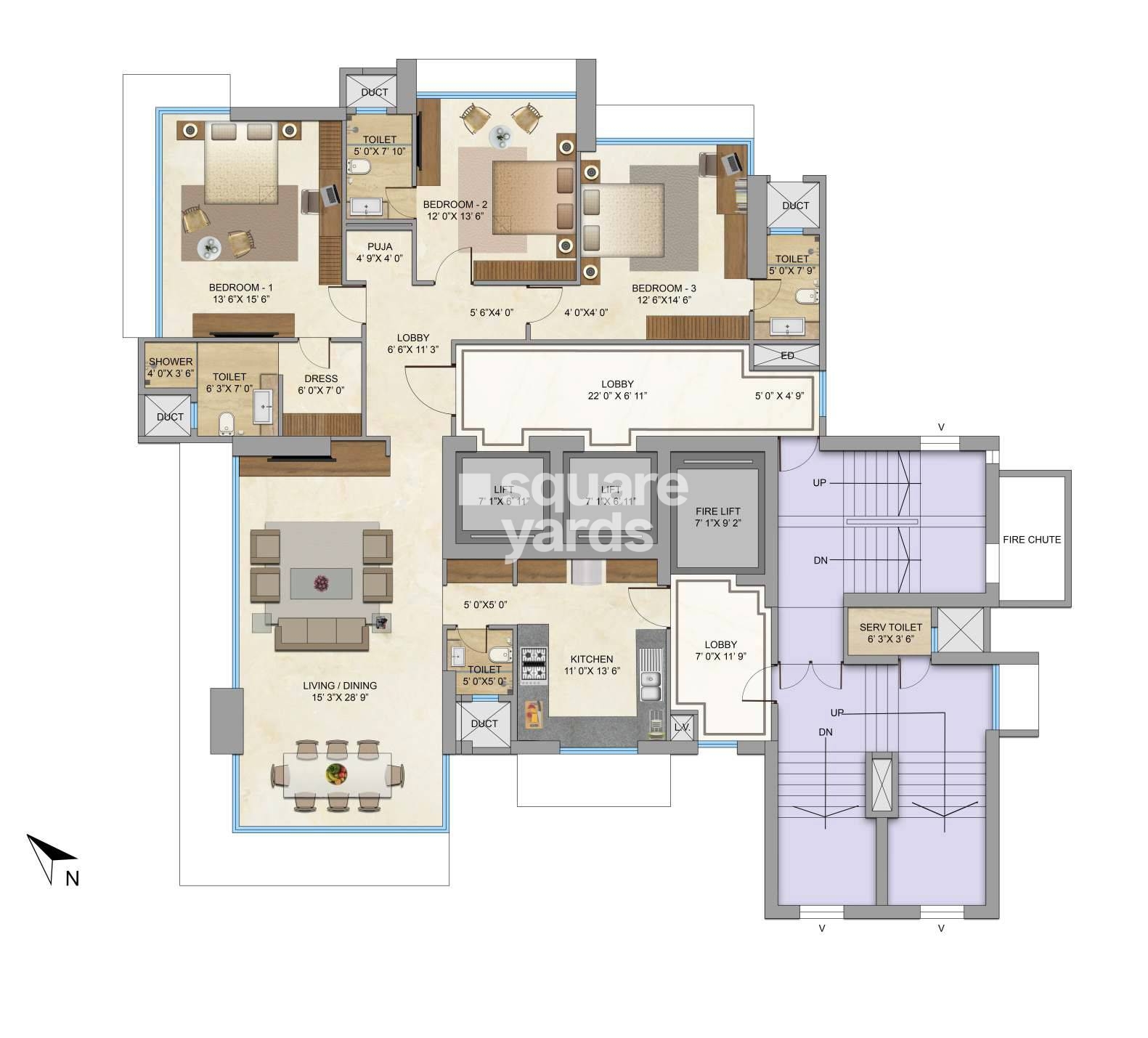 Rohan Lifescapes Aquino Floor Plans