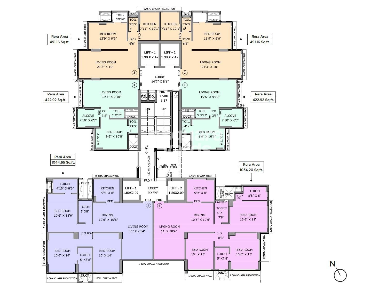 Rohan Lifescapes Arihant Floor Plans