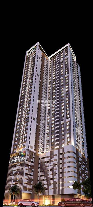 rohan lifescapes kshitij project tower view1