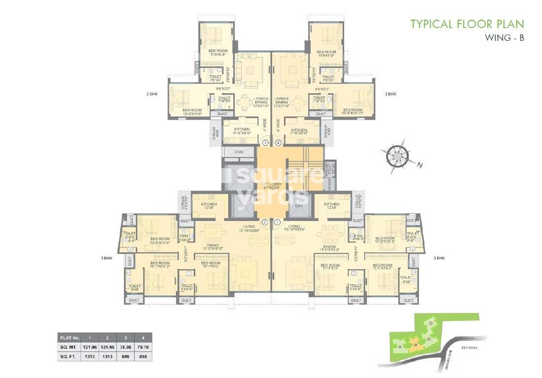 Rohan Lifescapes Prithvii Floor Plans 2