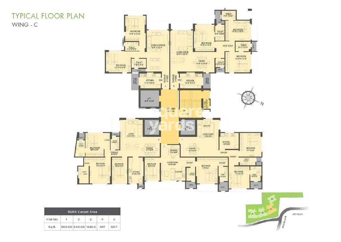 Rohan Lifescapes Prithvii Floor Plans 3