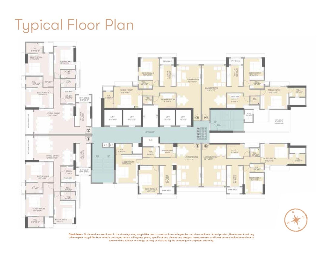 Rohan Lifescapes Shubham Floor Plans