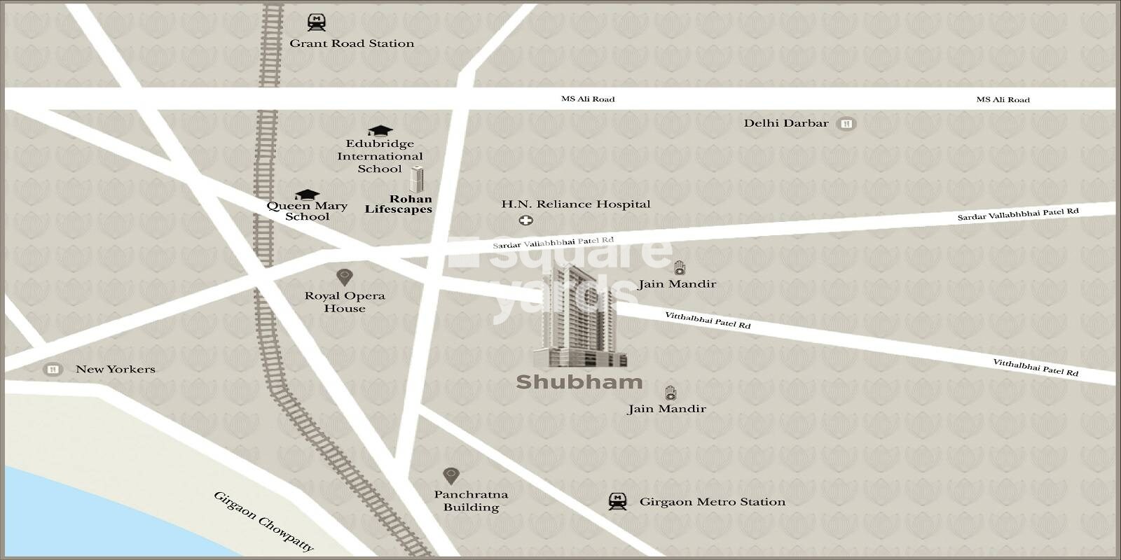 Rohan Lifescapes Shubham Location Image
