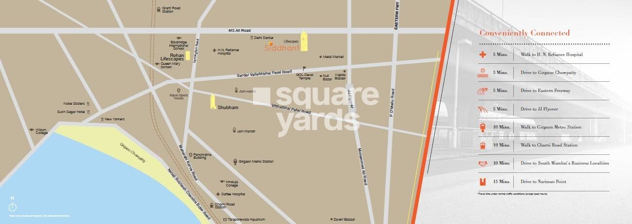 Rohan Lifescapes Siddhant Location Image