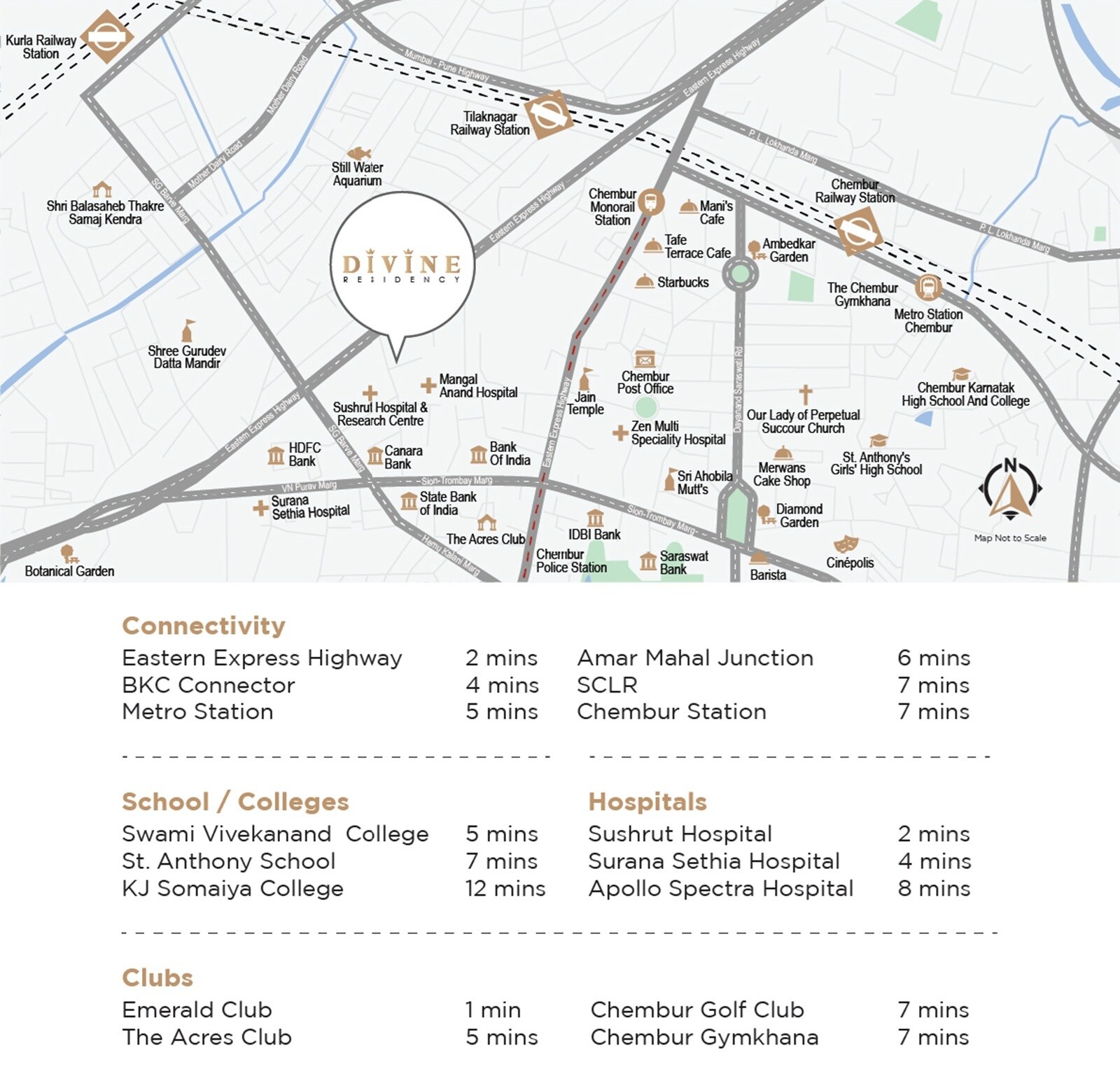 Rohinton Guruprasad Divine Residency Location Image