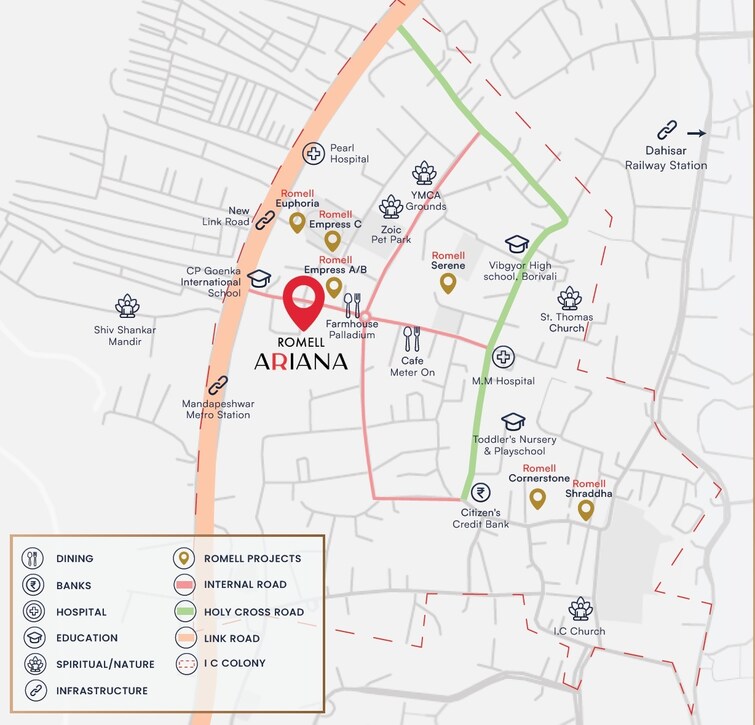 Romell Ariana Location Image