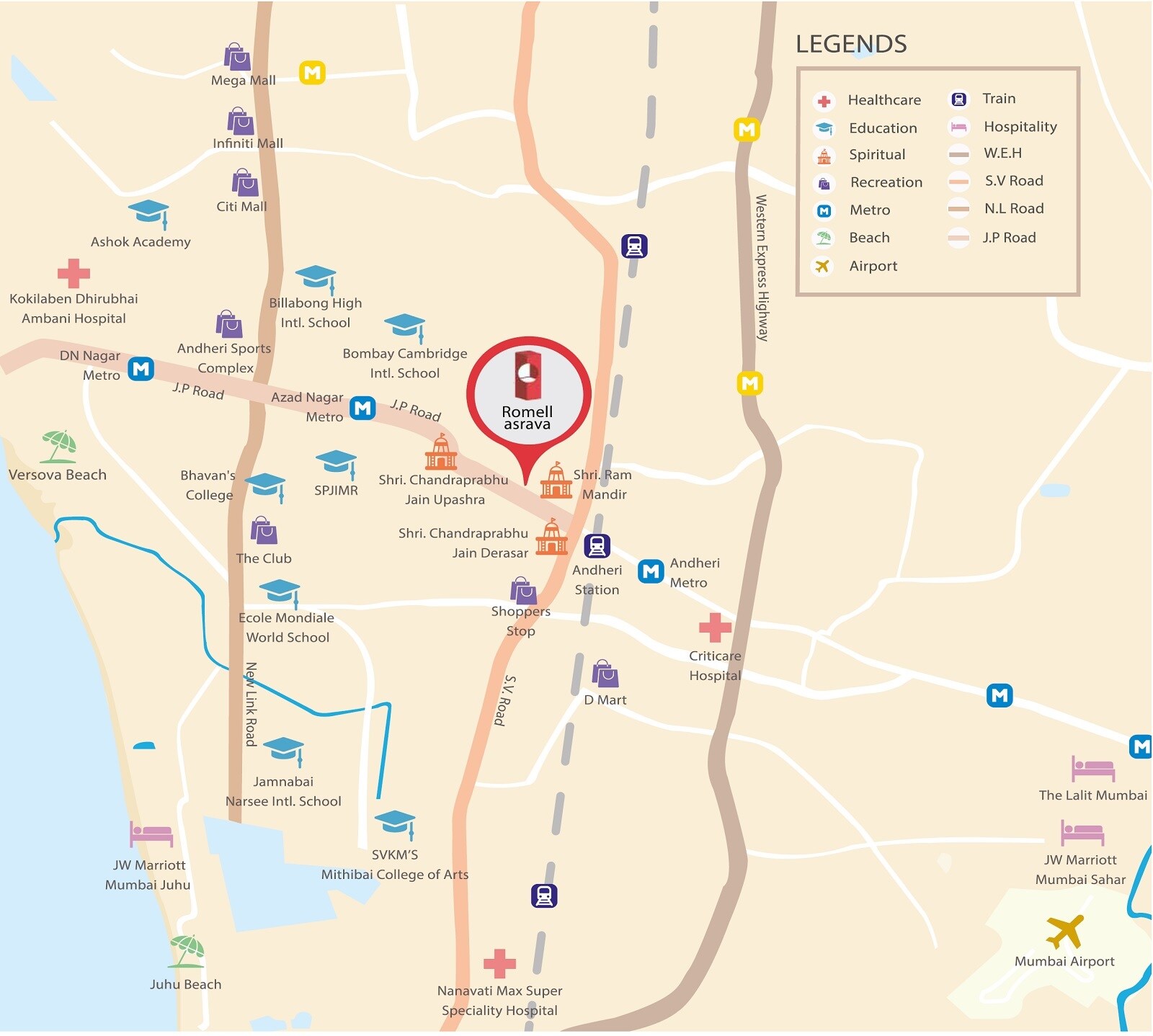 Romell Asrava Location Image