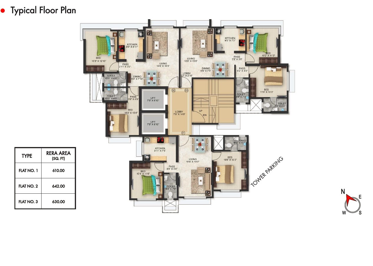Romell Empress Floor Plans