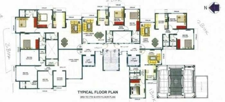 Romell Shraddha Floor Plans