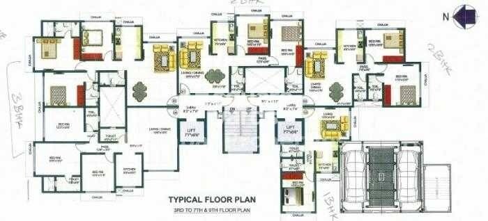 Romell Shraddha Floor Plans