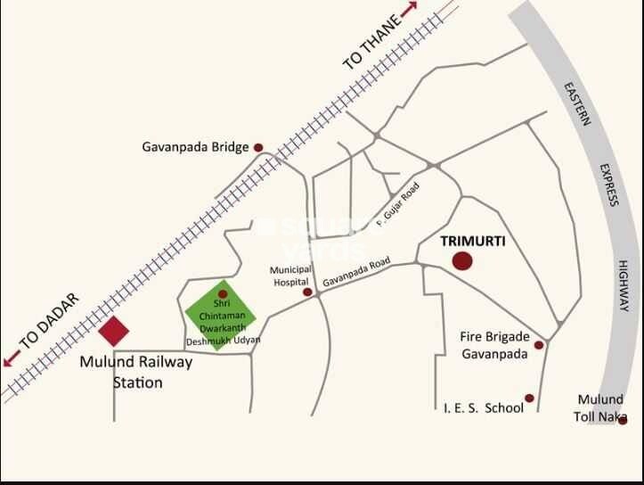 Romell Trimurti Mumbai Location Image