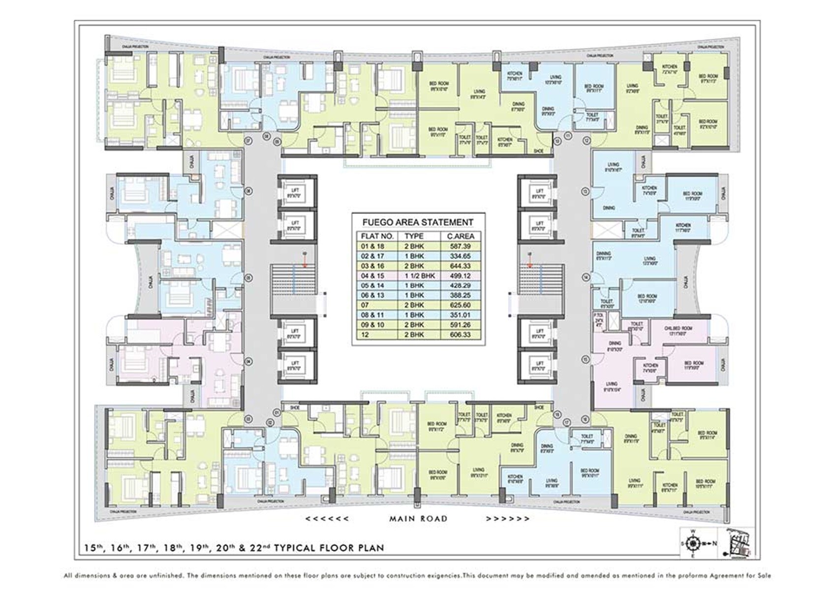 Rubberwala Fuego Floor Plans
