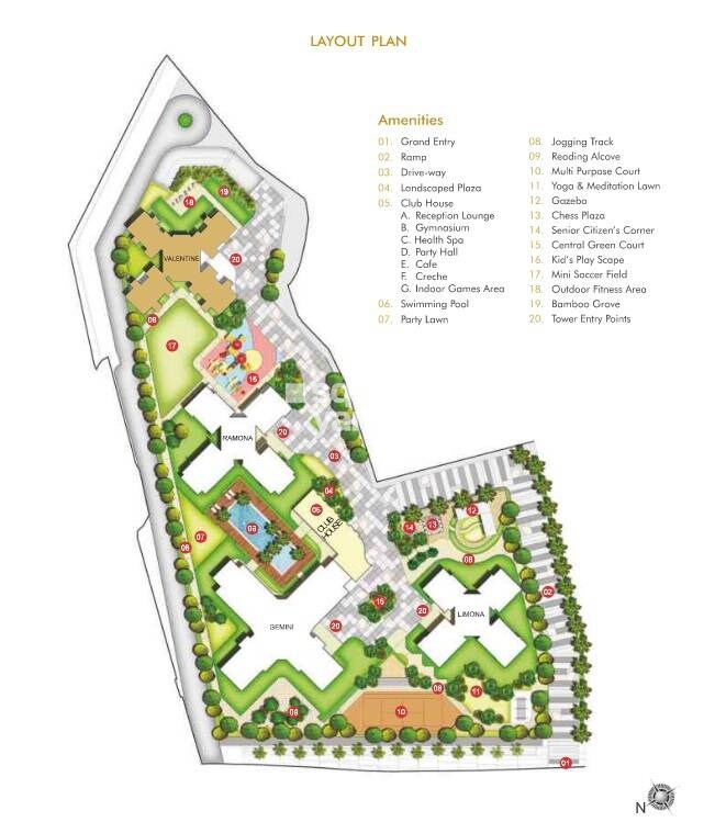 Runwal Anthurium Master Plan Image