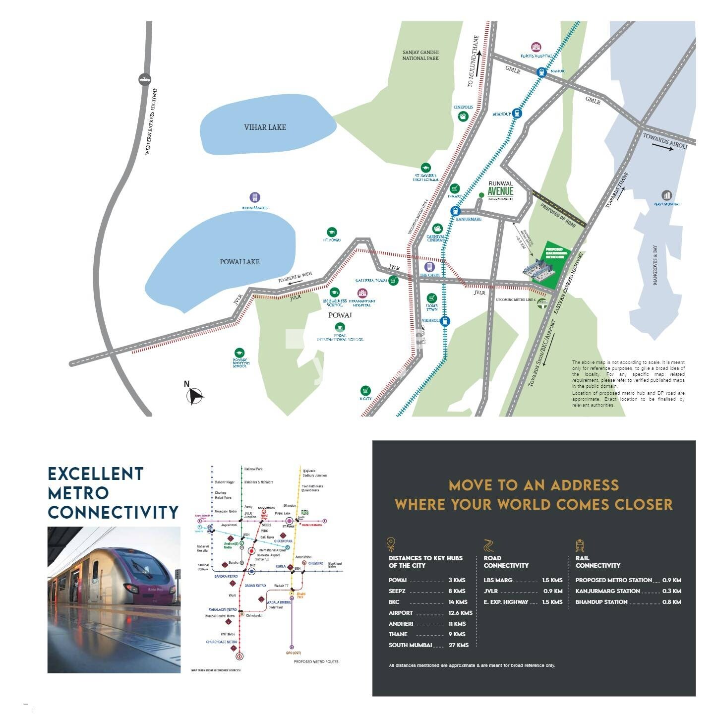 Runwal Avenue Broadway Location Image