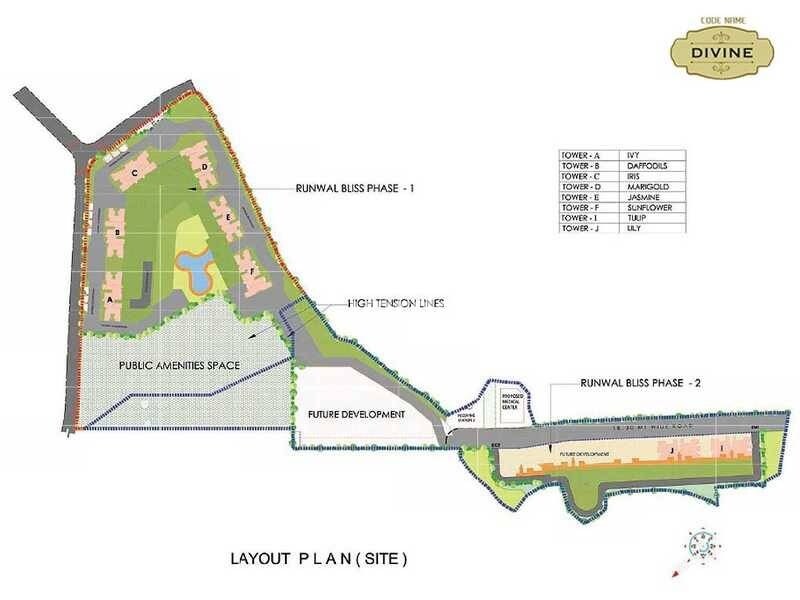 Runwal Bliss Divine Master Plan Image