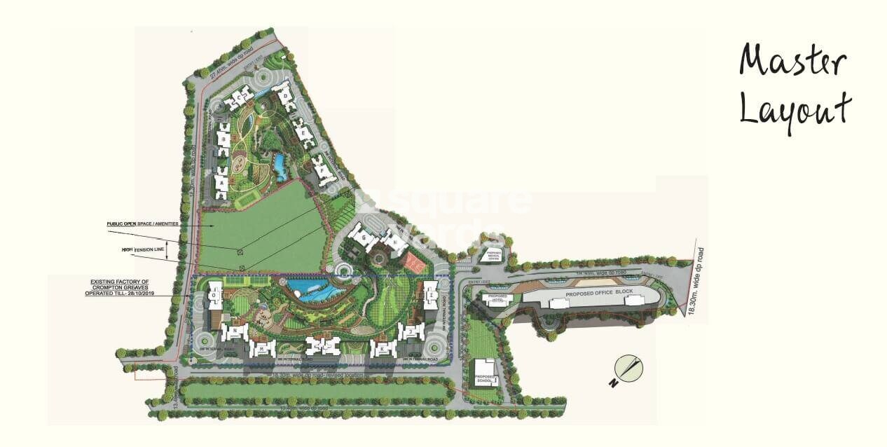 Runwal Bliss Wing C Master Plan 1