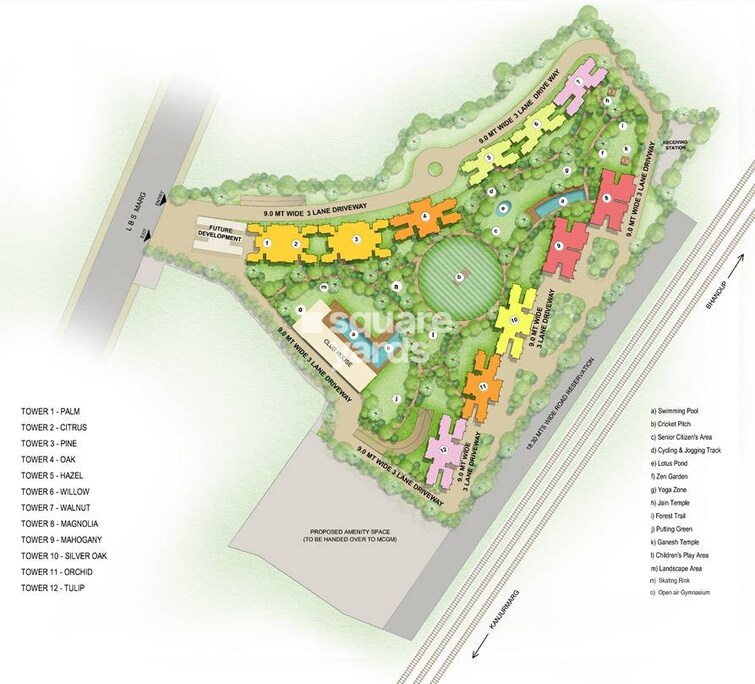 Runwal Forests Master Plan Image