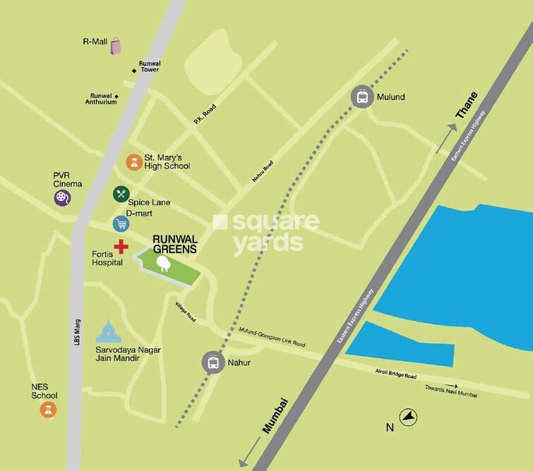 Runwal Greens Location Image