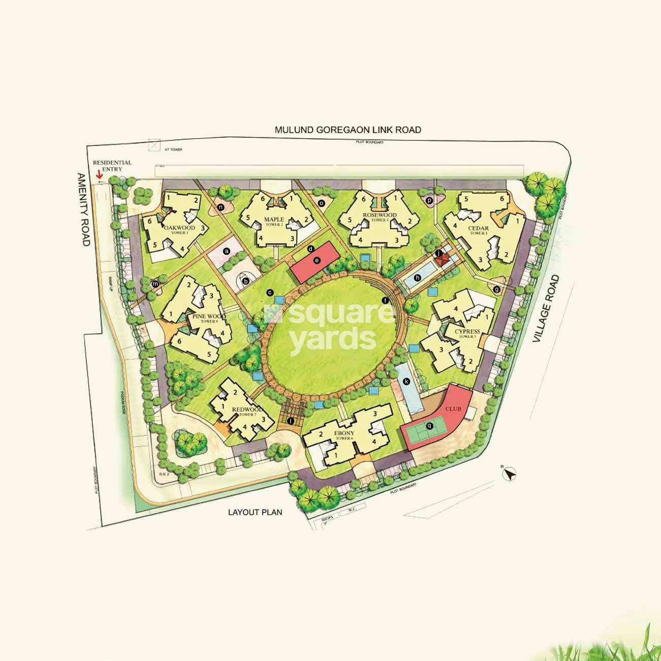 Runwal Greens Master Plan Image