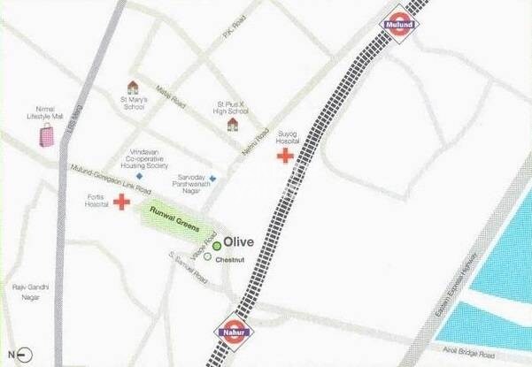 Runwal Olive Location Image