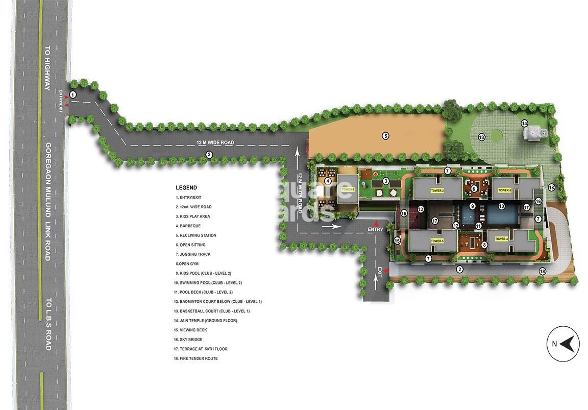 Runwal Pinnacle Master Plan Image