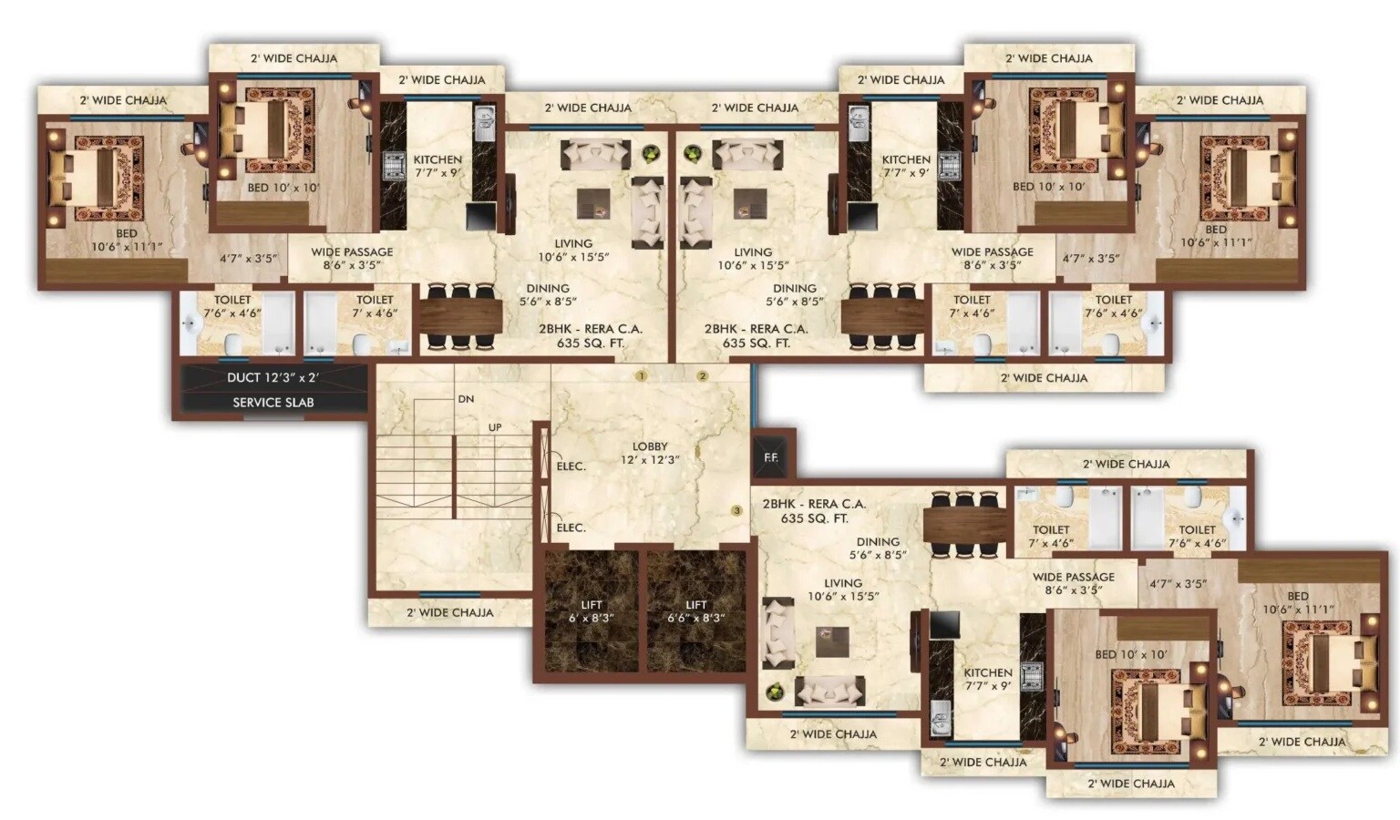 Runwal Woods Floor Plans 1
