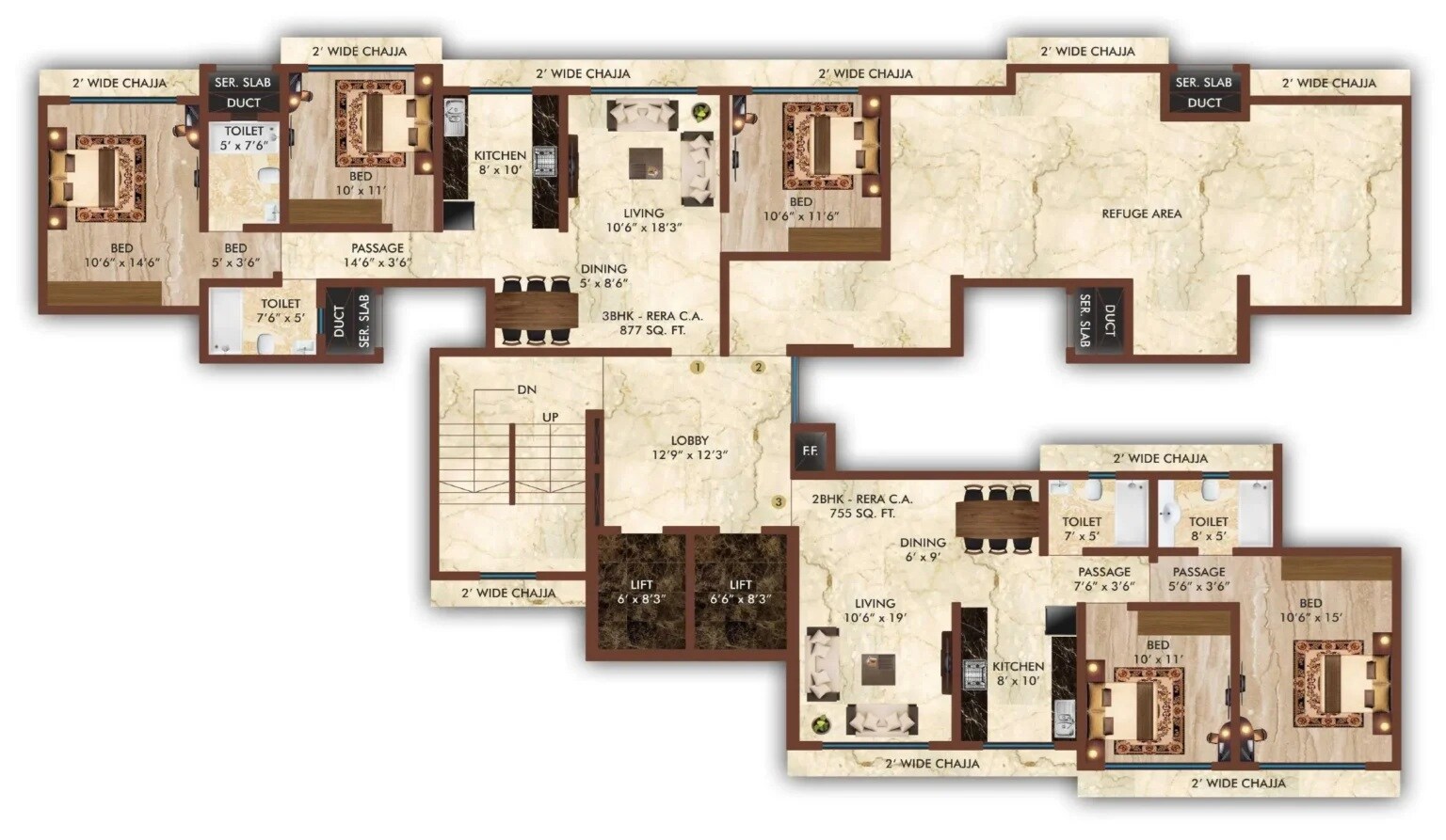 Runwal Woods Floor Plans 2