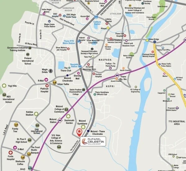 Ruparel Celestia Location Image