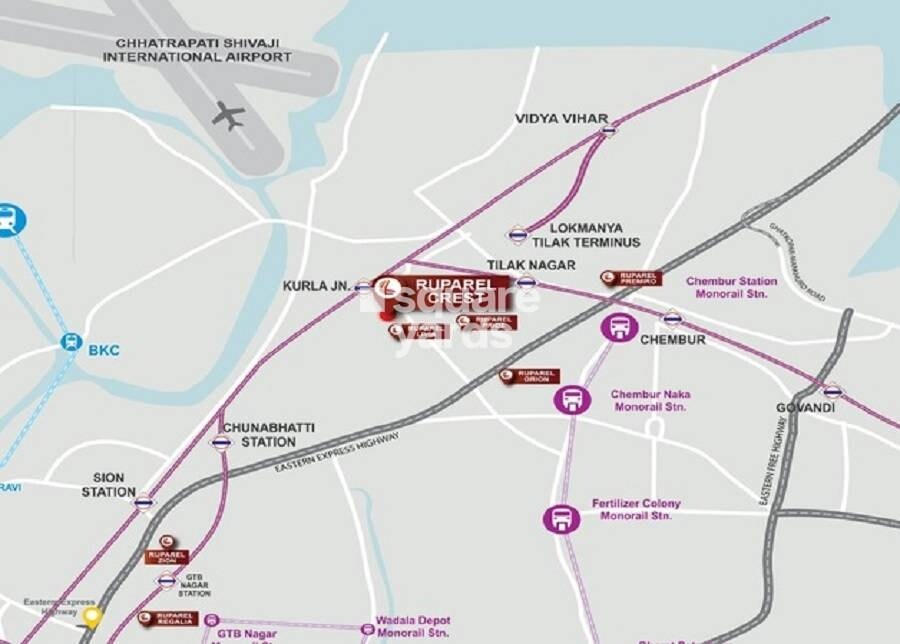 Ruparel Crest Location Image