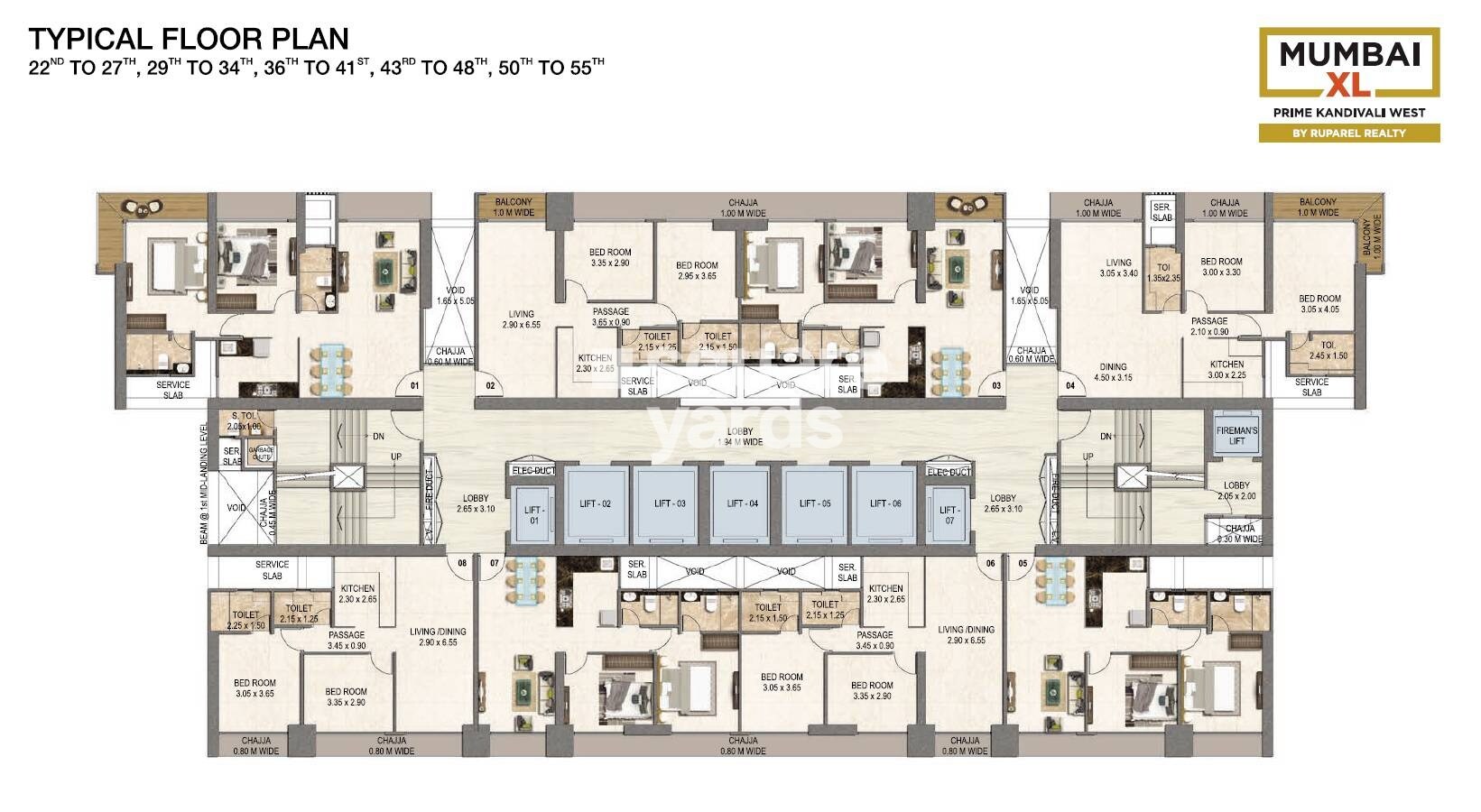 Ruparel Mumbai XL Floor Plans 1
