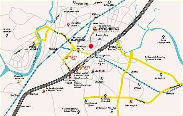Ruparel Primero Location Image
