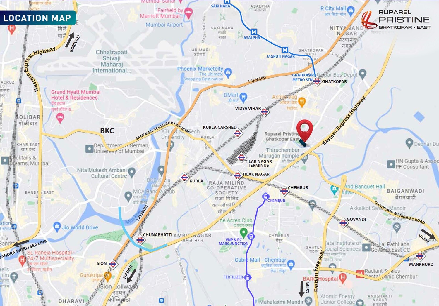 Ruparel Pristine Location Image