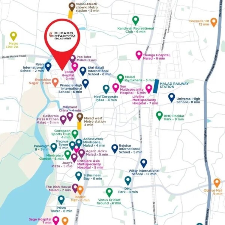 Ruparel Stardom Location Image