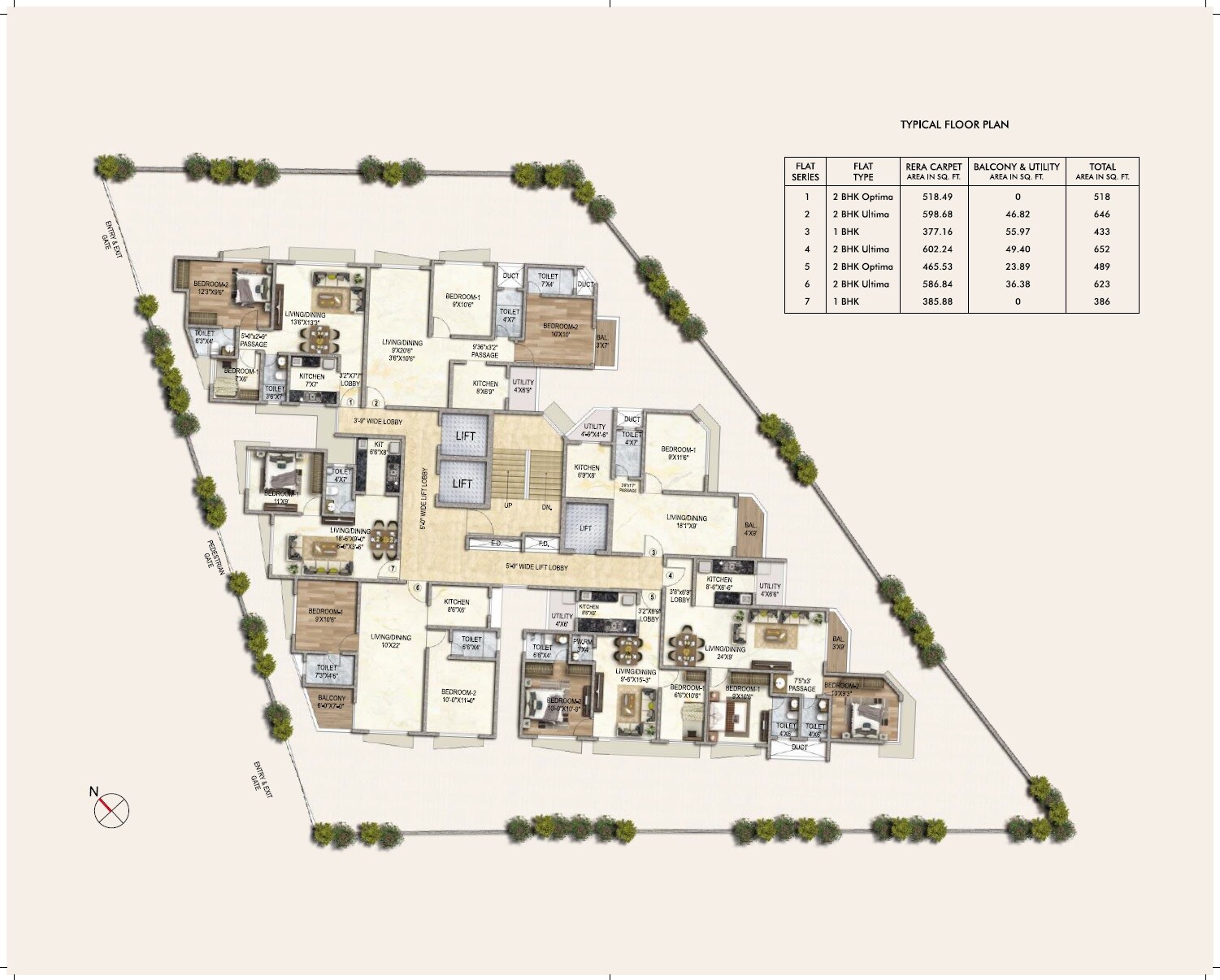 Rupvakula Prime Vista Floor Plans