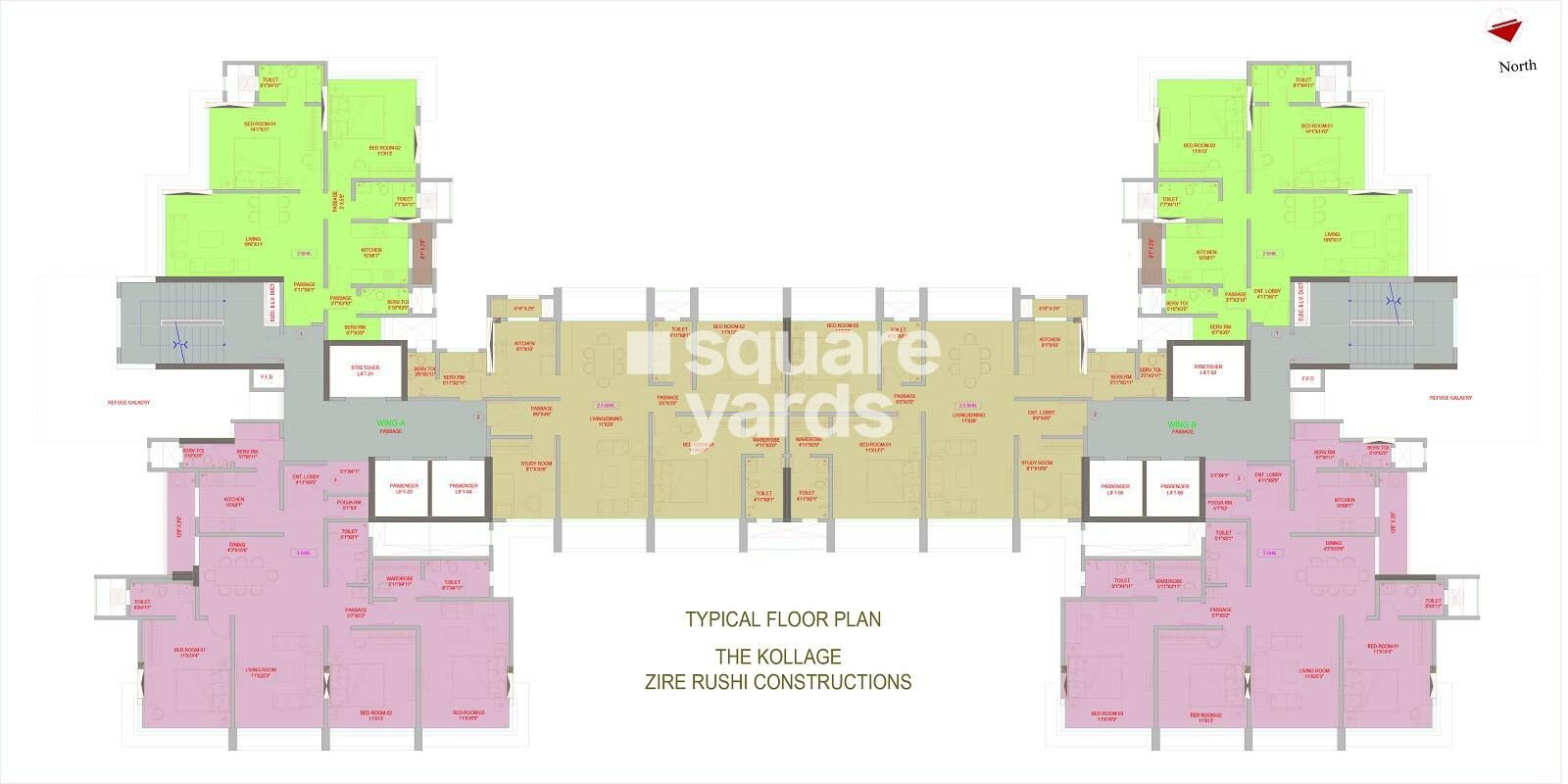 Rushi The Kollage Floor Plans