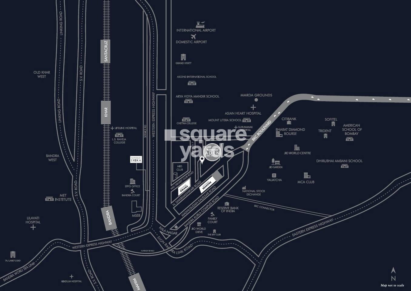 Rustomjee Aden Location Image