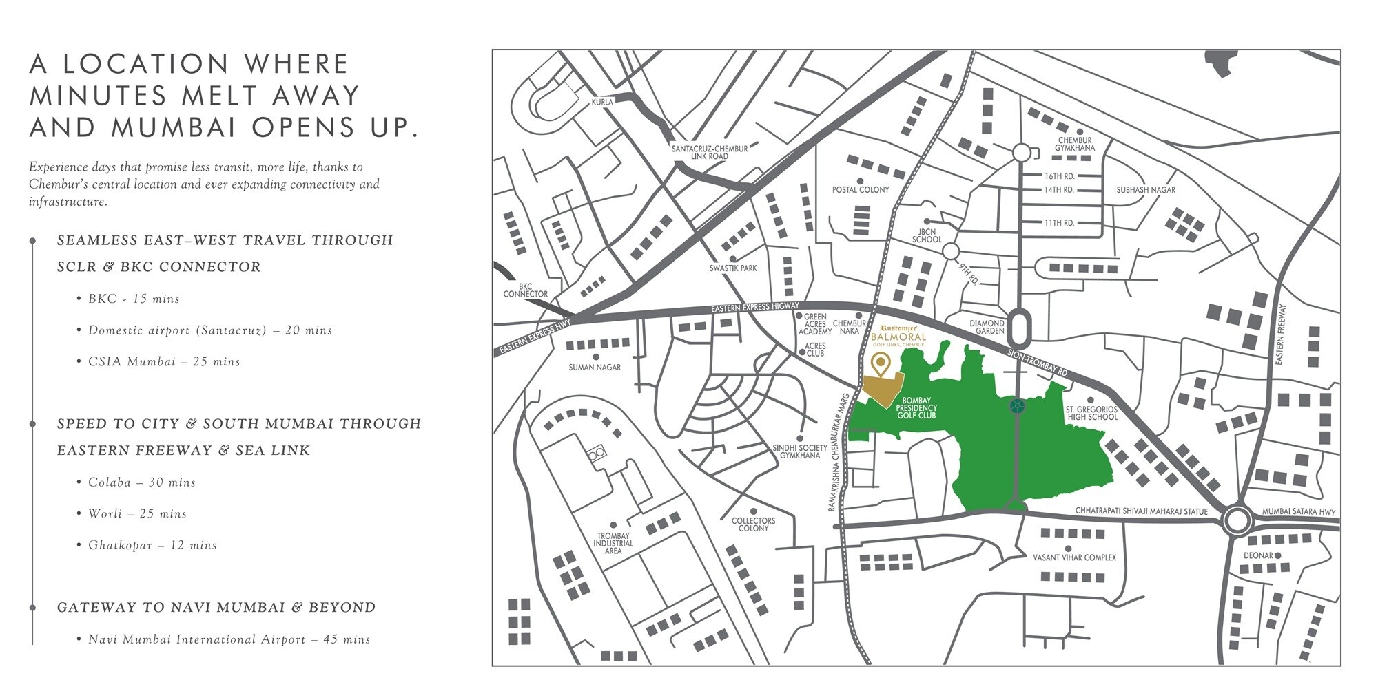 Rustomjee Balmoral Location Image