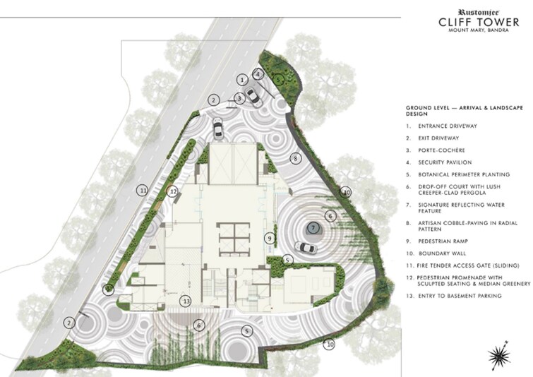 Rustomjee Cliff Tower Master Plan Image