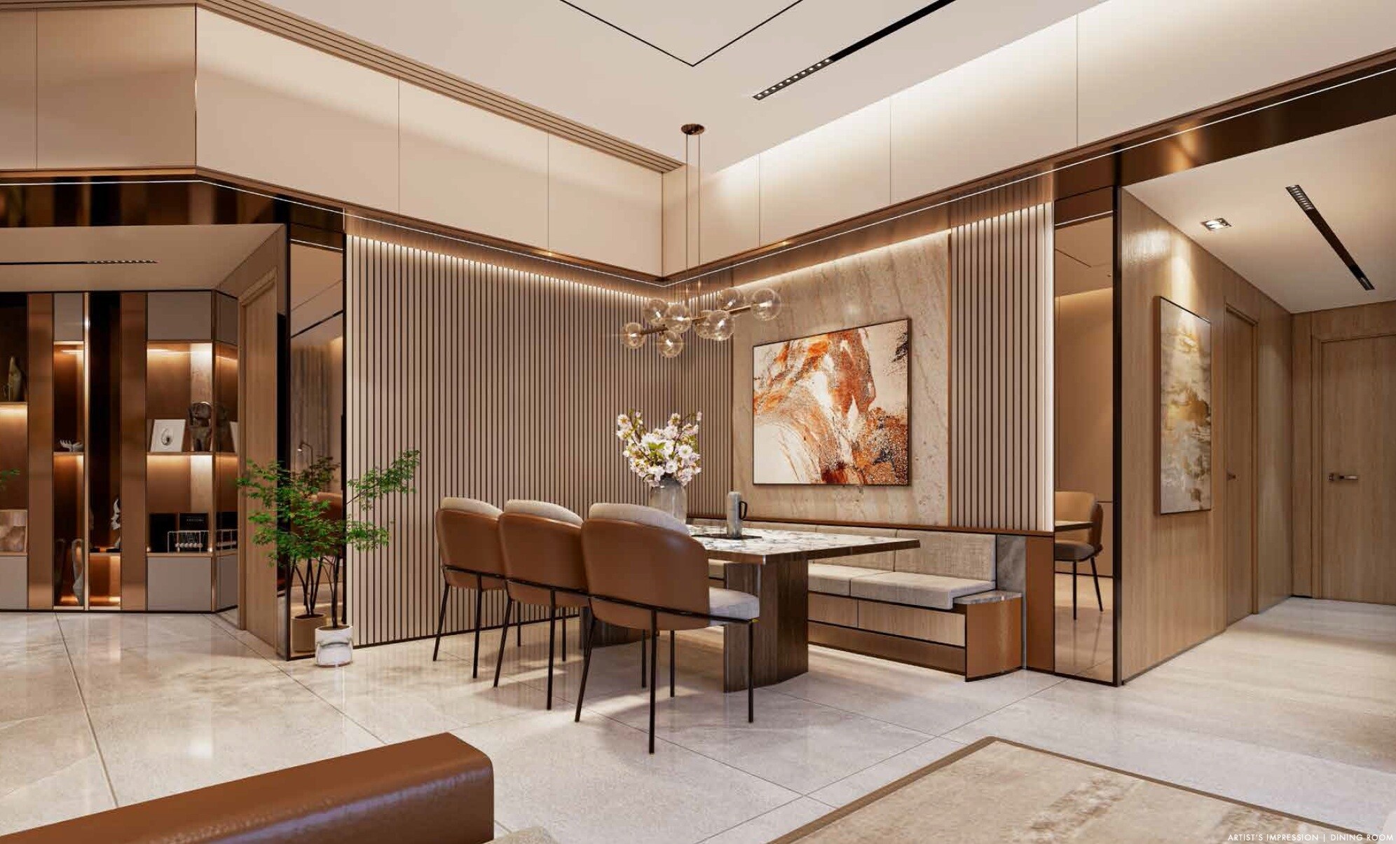 Rustomjee Crescent Apartment Interiors 1