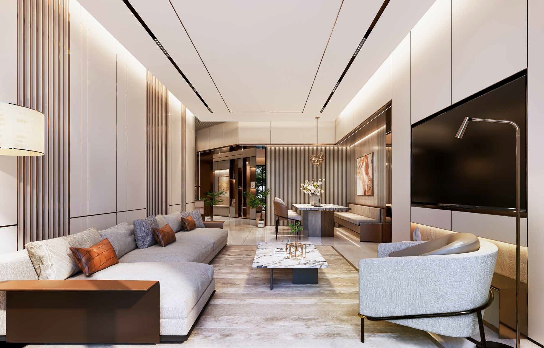 Rustomjee Crescent Apartment Interiors 2