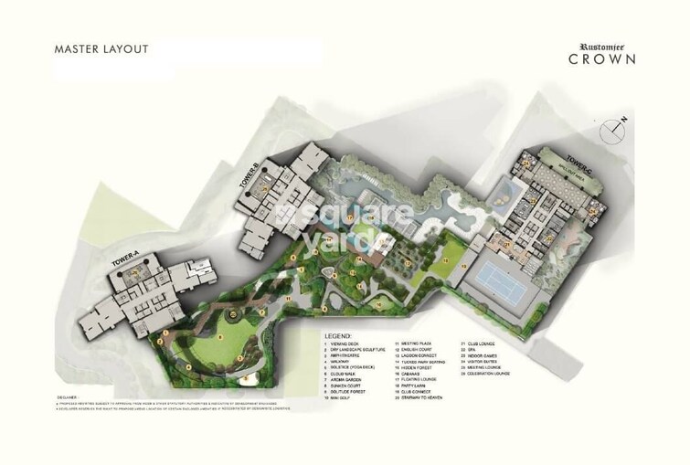 Rustomjee Crown Master Plan Image