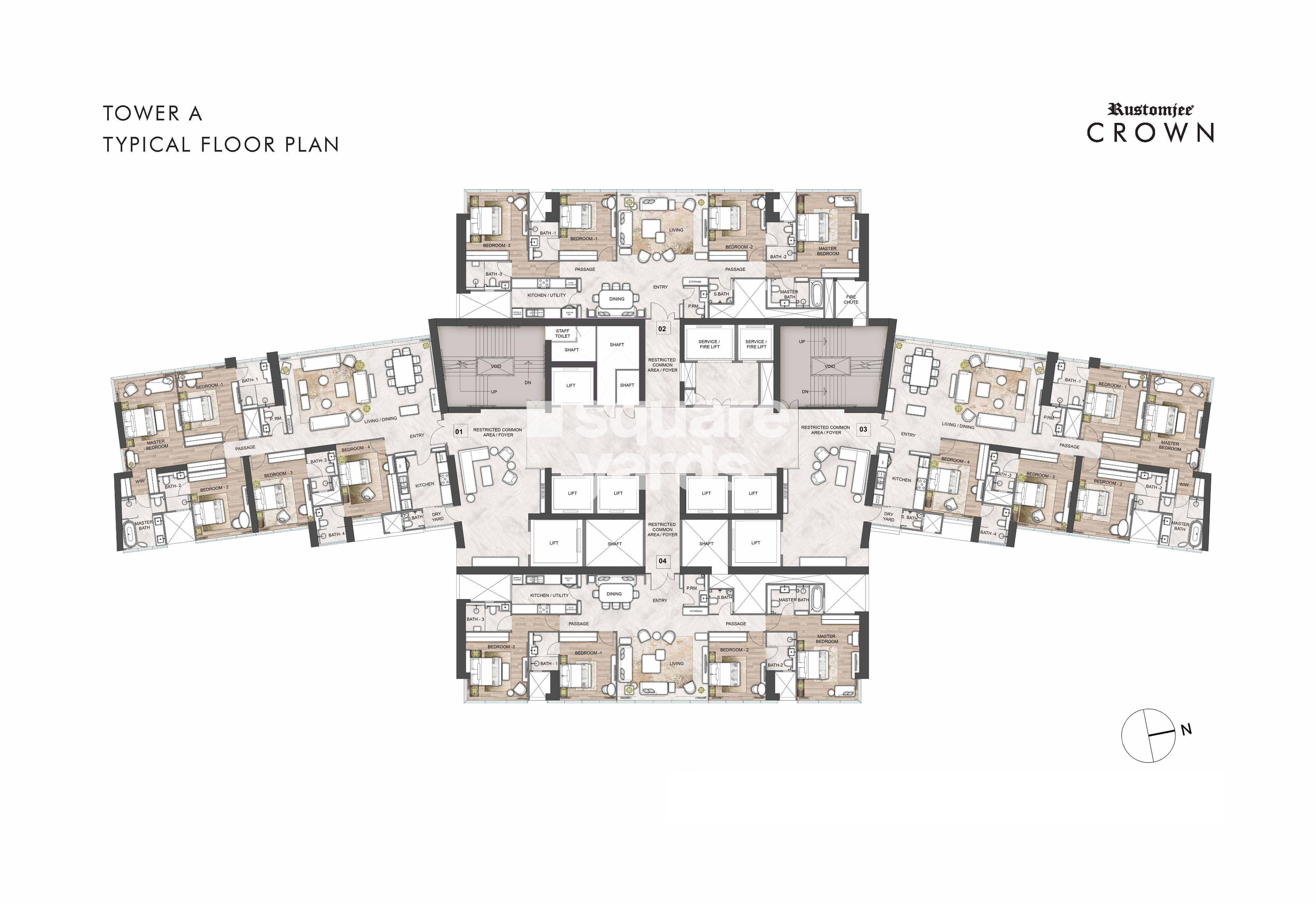 Rustomjee Crown Floor Plans 1