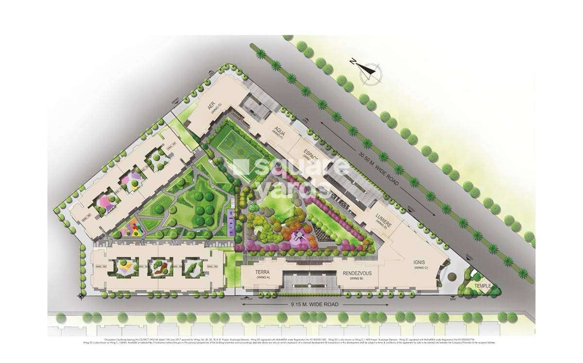rustomjee elements wing sg project master plan image1