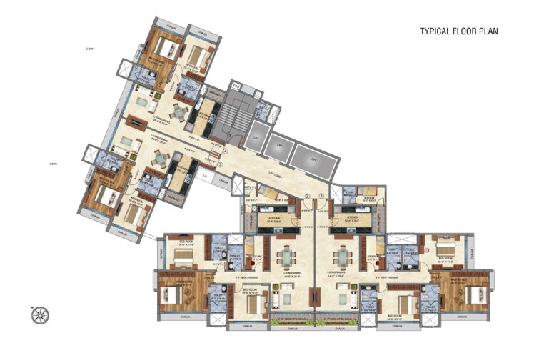 Rustomjee Le Reve Floor Plans